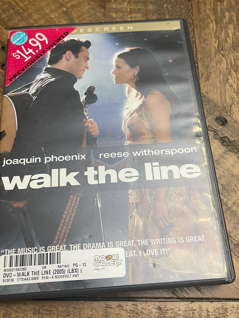 Walk the Line DVD